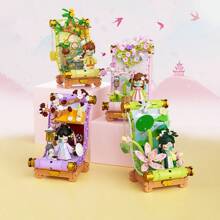 Miniso Série de rouleaux des quatre saisons Nanci TOP jouet : blocs de construction, jouets à assembler, décorations, articles de poche