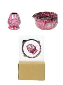 1pc/3pcs/4pcs Ceramic Matcha Set, Matcha Bowl, Matcha Whisk, Matcha Cup, Stirrer, Tea Scoop, Tea Bowl Set, Matcha Making, Dessert Pastry Making, Tea Drink Making Tools Set, Japanese Gift Box Tea Set, Song Dynasty Matcha Whisk Tool Set Back To School - Multicolor - View 5