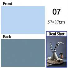 Photography Backdrops Wallpaper 57*87cm 2sides Solid Color Photo Background Props For Photo Studio Newborn Product Photographic