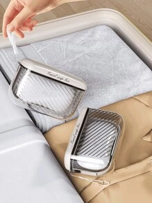 1pc Portable Travel Soap Dish With Lid, Sealed Drainage Soap Box, Bathroom Soap Storage Holder - Multicolor - View 6