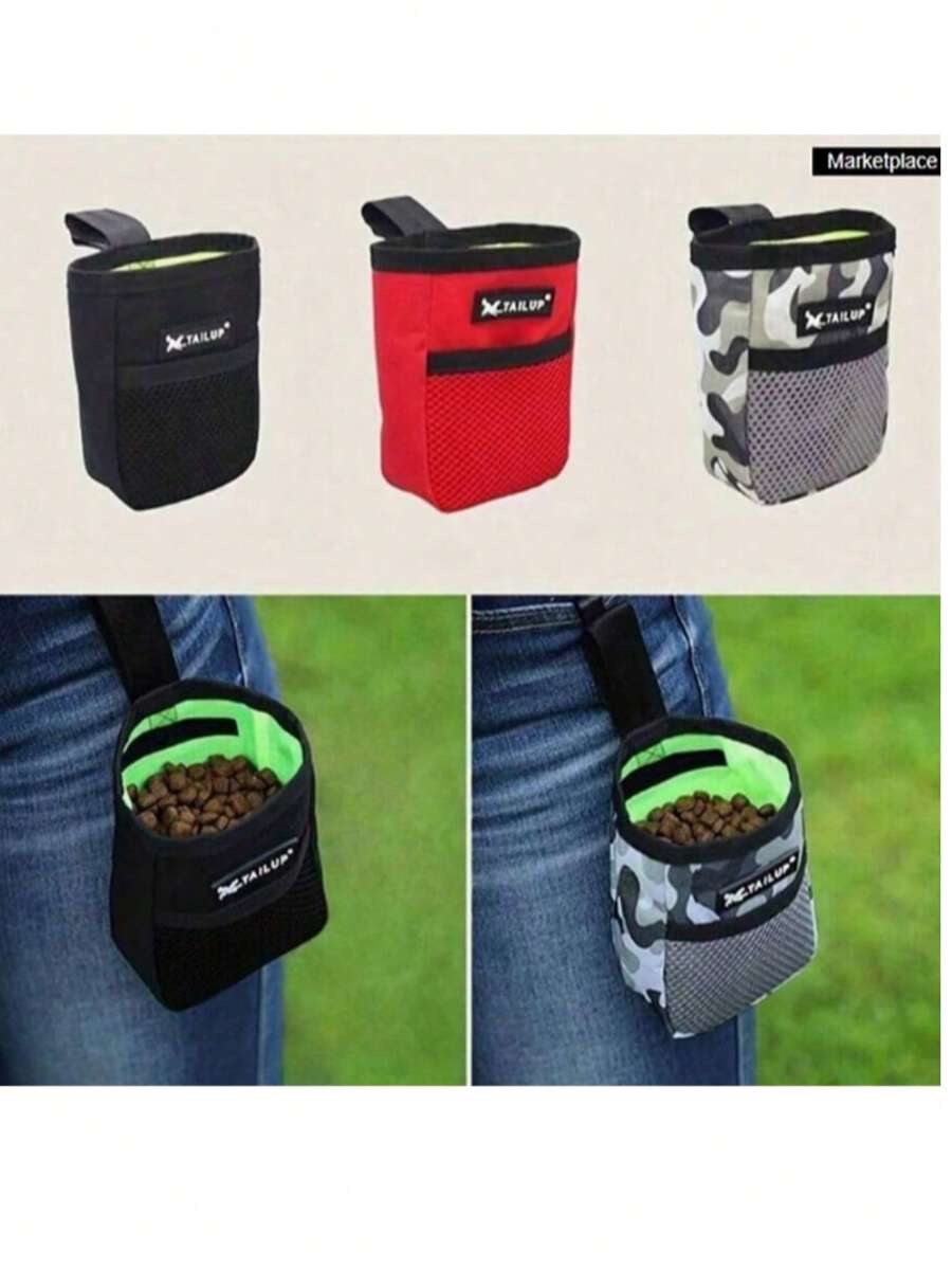 便携式狗狗训练袋，配有零食袋和奖励零食袋 - 非常适合户外活动和宠物训练