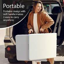 Used 6-Ft Plastic Folding Table - Ideal For Indoor/Outdoor Dining & Party Use - 1 - View 6