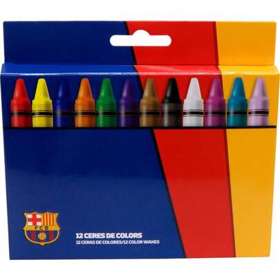FC Barcelona Lot de 12 crayons de couleur F.C Barcelona Couleurs vives - 12 crayons de couleur F.C Barcelona Texture douce et facile à appliquer ⚫ Livraison GRATUITE ✅ Livraison 24/48h en Espagne (péninsule)