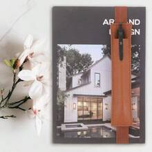 1pc Portable And Stylish Notebook Pencil Case With Elastic Band, Tablet Pencil Case, Easy To Carry - Multicolor - View 6