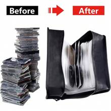 520 Disc CD/DVD Wallet Binder Book Sleeves Disc Storage Bag Carrying Case Black - Black - View 11