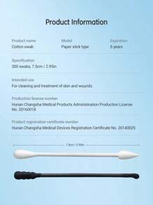 Cofoe 300支装四合一四头清洁棉签（螺旋头/耳勺头/尖头/圆头）一次性化妆棉棒，耳鼻清洁棉签，化妆品，便宜，房间装饰，梳妆台，旅行，卧室，化妆配件，便宜，圣诞礼物，化妆品，化妆工具，便宜货，礼物，女士礼物，圣诞礼物 - 黑與白 - 查看 12