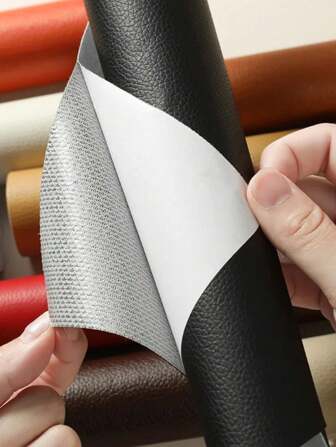 1pc Self-adhesive Pu Leather Fabric Synthetic Fake Leather For Sofa Furniture Table Chair Patch Stickers Seat Bag Shoes Bed Repair
