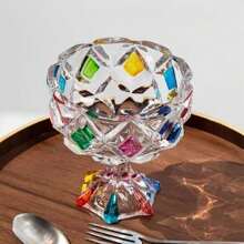 彩色手绘冰淇淋杯，冷饮杯，适用于冰淇淋，酸奶，冰淇淋，9.5盎司/280毫升