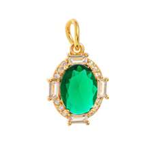 1 件不锈钢 12 星座诞生石吊坠饰品，适合 DIY 珠宝礼物 - 彩色 - 查看 7