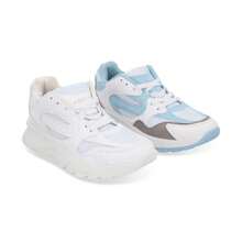 TENIS CASUAL BLANCO Y AZUL CINTAS - Blanco - Ver 1