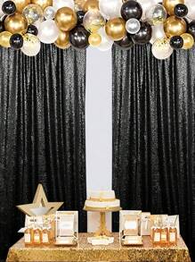 1 pièce Rideau de fond en sequins or/argent, plusieurs couleurs, décoration de fond de fête, rideaux de fond de mariage, décoration de mariage, décoration de baby shower, décoration de révélation de genre, décoration de fête d'anniversaire, pour studio de photographie, décoration de fond photo