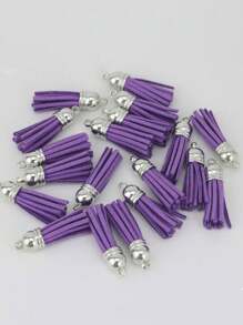(20pcs/Pack) 4cm Retro British Style Tassels Keychain, Brooch, Clothing Decor, Bag Charm, Handmade DIY