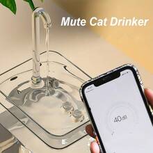 Cat Water Fountain, Indoor Cat-Specific Faucet Design, Automatic Circulating Cat Water Dispenser - White - View 5
