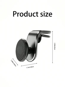1 pezzo Supporto magnetico per auto aggiornato per presa d aria, supporto per telefono cellulare in metallo con magnete potente e rotazione a 360°, compatibile con e telefoni Android, idea regalo per compleanni, famiglia, amici, accessori auto, supporto per telefono in auto
