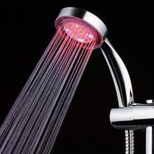 [1 LED Light Shower Head] 1pc LED Light Shower Head, Colorful Temperature Control Light Shower Head, Bathroom Accessories, For Bathroom Bathroom Accessories, Shower Head - Bạc - Xem 7