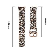Bedrucktes Silikon Sportarmband für Samsung Galaxy Fit 3 R390 - Bequemes hautfreundliches Roségold Flachverschluss Ersatzarmband - Galaxy Fit3 - Übersicht 2