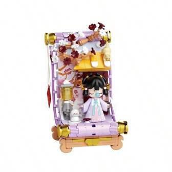 Miniso TOP TOY Nanci Four Seasons Scroll Series: Building Blocks, Assembling Toys, Decorations, Handheld Ltems