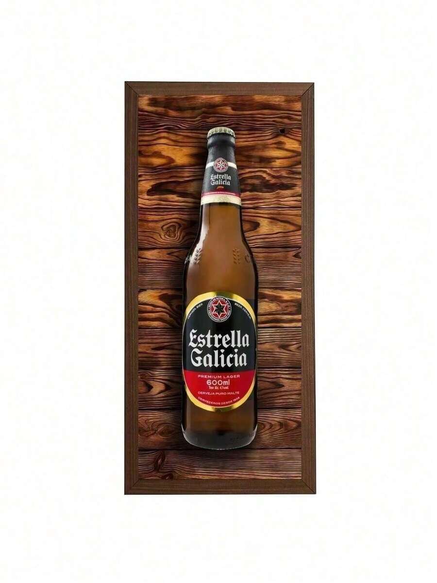 Framed Picture For Barbecue Corner And Bar 19x40cm - Star - View 1