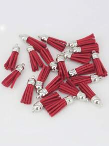 (20pcs/Pack) 4cm Retro British Style Tassels Keychain, Brooch, Clothing Decor, Bag Charm, Handmade DIY