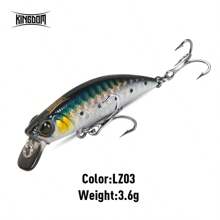 KINGDOM Kingdom Sinking Minnow Wobblers 45/60mm 3.6/7g Far Casting Fishing Lure For Pike/Trout/Bass Crankbaits Slim Body Hard Jerkbaits