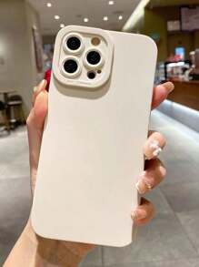 1 个带天使眼设计的硅胶防摔手机壳，兼容 iPhone 11 12 13 14 15 Pro Max、iPhone 16 Plus 和 Galaxy S24 Ultra 5G - 黑色 - 查看 3