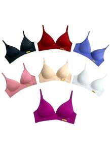 Women Bras & Bralettes - 藕粉色 - 查看 4
