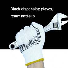 2 件装工作手套，耐磨触摸屏手套适用于建筑工地、园艺、劳动保护 - 彩色 - 查看 8