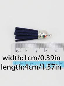 (20pcs/Pack) 4cm Retro British Style Tassels Keychain, Brooch, Clothing Decor, Bag Charm, Handmade DIY