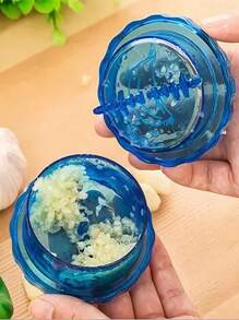 1 件装大蒜扭绞器、压制大蒜扭绞器、大蒜盒、大蒜捣碎器、大蒜压碎器、大蒜压榨器、厨房蒜末、手动大蒜研磨器、厨房大蒜压榨器、手动捣碎大蒜、姜压碎器、处理器、食物切碎器 - 無色 - 查看 3