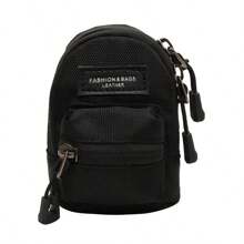 Mini Pouch Small Canvas Coin Purse Wallet, Travel Tactical Bag For AirPods, Earphones, Galaxy Buds, Coins, Keys, Paper Money - Zebra, Leopard, Cow, Cherry, Daisy Print - Multicolor - View 16