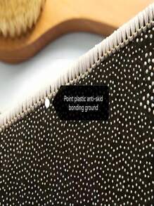 Alfombra blanca con un estilo simple y lujoso, imitando largas tiras de cachemira con absorción de agua, antideslizante, resistente al desgaste y cómoda para usar al lado de la cama, adecuada para uso doméstico y lavable