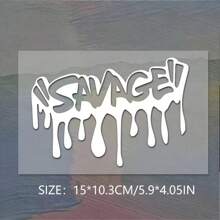 Savage "Stickers, Car Stickers, Vinyl Stickers - Suitable For Cars, Trucks, Walls, Laptops, Windows, Motorcycles, Bumpers Or Crafts - one-size - View 6