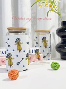 1pc Themed Cup, Can Shaped Cup, Christmas Gift, For Family And Friends, Reusable Iced Coffee Cup, Tea, Juice, Milk, Birthday Gift, Beverage - F - View 13