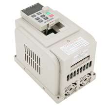Inversor de Variador VFD de 4.4 kW Inversor de Variador de Frecuencia Variable Monofásico de 220V AC Inversor del Controlador de Velocidad VFD de Motor Trifásico - Blanco - Ver 4