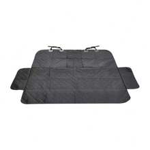 Car Rear Back Seat Cover Pet Dog Protector Mat Non-Slip Waterproof Seat Cushion - Black - View 6