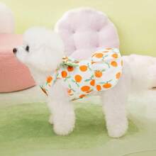 春夏新款蕾丝裙、优质宠物牵绳裙、狗狗衣服、猫咪公主裙、洋娃娃裙、新款百搭条纹裙、狗狗衣服、泰迪熊衣服、时尚公主裙、休闲牵绳裙、波点裙 - 杏色 - 查看 11