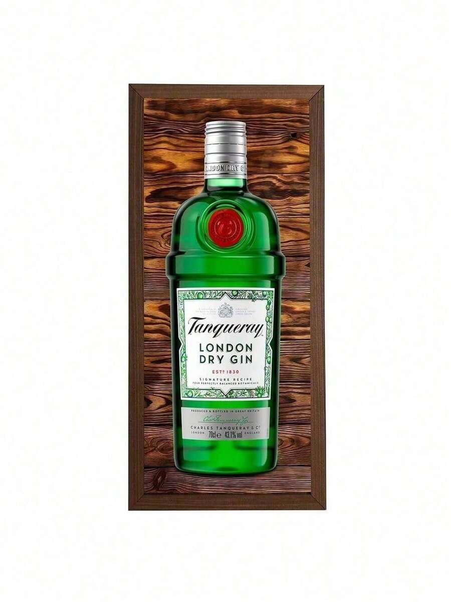 Framed Picture For Barbecue Corner And Bar 19x40cm - 02 Tanqueray - View 1