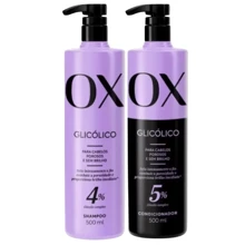 kit Shampoo e Condicionador OX Glicólico Selagem do Fio 500ml