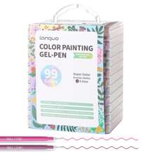 languo 1 set Stylos à peinture multicolores, convient pour peindre des cartes postales, cartes de vœux, prise de notes et autres scénarios pour la rentrée scolaire