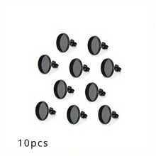 10/100pcs Multi-Size Metal Blank Post Round Stud Earrings Base Earbuds DIY Earbuds Make Earring Accessories