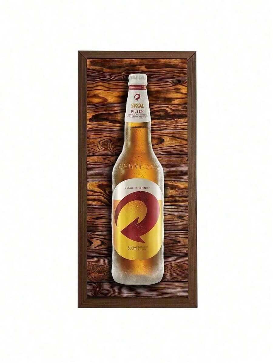 Framed Picture For Barbecue Corner And Bar 19x40cm - 05 School - View 1