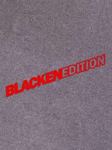 1pc BLACKENEDITION Bumper Sticker Vinyl Decal Laptop Decal Stickers For Car