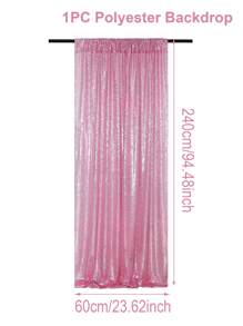 1 pièce Rideau de fond en sequins or/argent, plusieurs couleurs, décoration de fond de fête, rideaux de fond de mariage, décoration de mariage, décoration de baby shower, décoration de révélation de genre, décoration de fête d'anniversaire, pour studio de photographie, décoration de fond photo