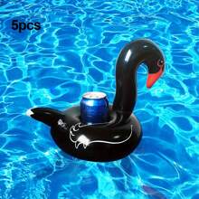 2/5pcs - Inflatable Coaster - Beverage Cup Holder, PVC Floating Cup Holder, Cute And , Unique For Swimming Pool Parties, Inflatable Creative Floating Beverage Holder, Suitable For Beverage Coasters For Swimming Pool Parties And Festivals, Swimming Pool Accessories