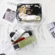 3pcs/Cleaning Travel Toiletries And Makeup Storage Bag For Ladies Toiletries And Toiletries And Waterproof Zipper Transparent Design Can Quickly Find Items Suitable For Women Air Travel And Home Makeup Storage Ladies' Gift Mother's Day Gift Travel Essentials Holiday Essentials