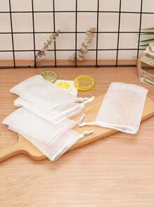 5 Pieces Soap Bag, Foam Cleanser Soap Lather Net, Soap Bag, Soap Bag, Bath Soap Bag For Foaming And Drying Soap Blocks