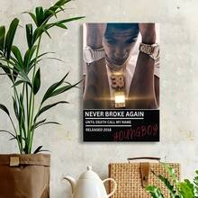 Framed Hip Hop Poster Album Cover Print   Hip Hop Wall Art Poster,  Perfect Gift Idea, Perfect For Room DecorBirthday Party Decor, Mother's Day New Year Easter Gift Home Living Room Office Wall Decor, Perfect Gift And Wall Decoration - Framed - View 4