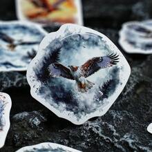 1 件深色系列涂鸦贴纸，个性化创意 DIY 笔记本电脑贴纸、墙壁贴纸、装饰贴纸 - 均碼 - 查看 8