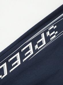 Balabala Boys' Quick-Dry Sports Pants, Lightweight Summer Joggers, 2025 New Arrival - Dark Blue - View 9