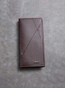 男士钱包，青年薄软皮夹，大容量，多个卡槽，时尚长款钱包适合青少年夏季休闲户外运动或度假旅行或毕业礼物或生日礼服配饰